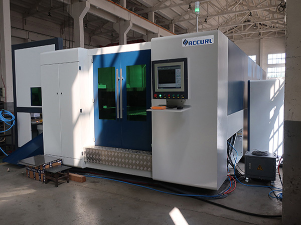 3000W Fiber Laser Skurður Machine með Double Pallet Changer